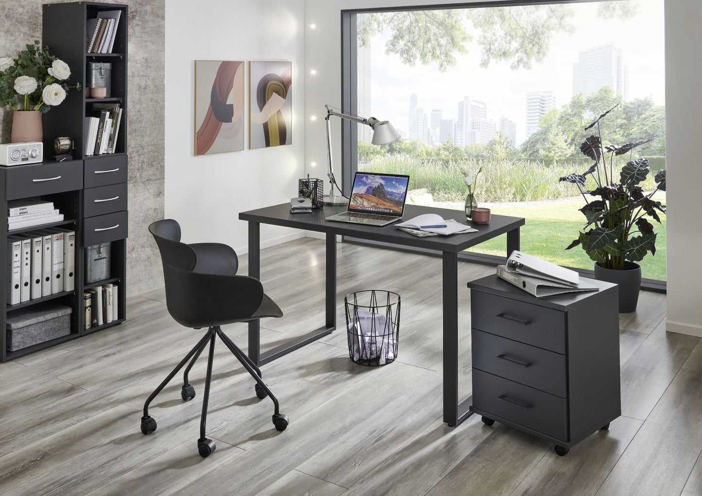 Wimex Schreibtisch Home Desk mit Metallkufen B/H/T ca. 140 x 75 x 70 cm