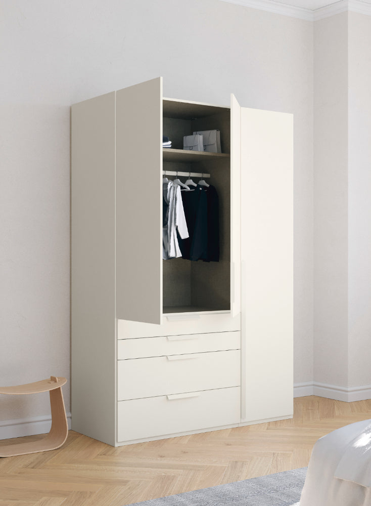 Drehtürenschrank Purisma in Holzdekor, inkl. Premium Zubehör B/H/T ca. 150/200/250/300 x 223 x 60 cm
