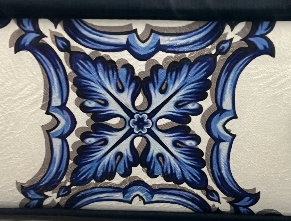 Boxspringbett Calienna im Dolce Gabbana Majolica Design Voll-orthopädisches Komfortbett mit Bettkasten, Stauraum, inkl. kostenlose Lieferung und Montage