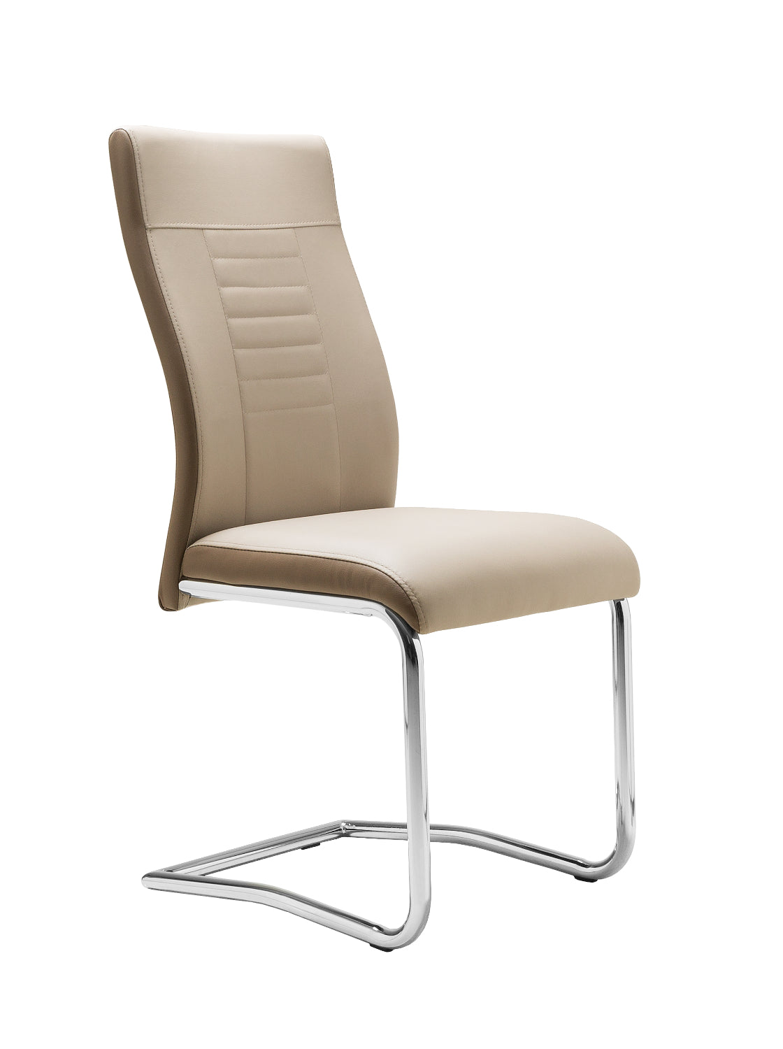 Finori Schwingstuhl Lucky 70A Kunstleder Cappuccino/Grau/Schwarz B/H/T ca. 43 x 98 x 55 cm