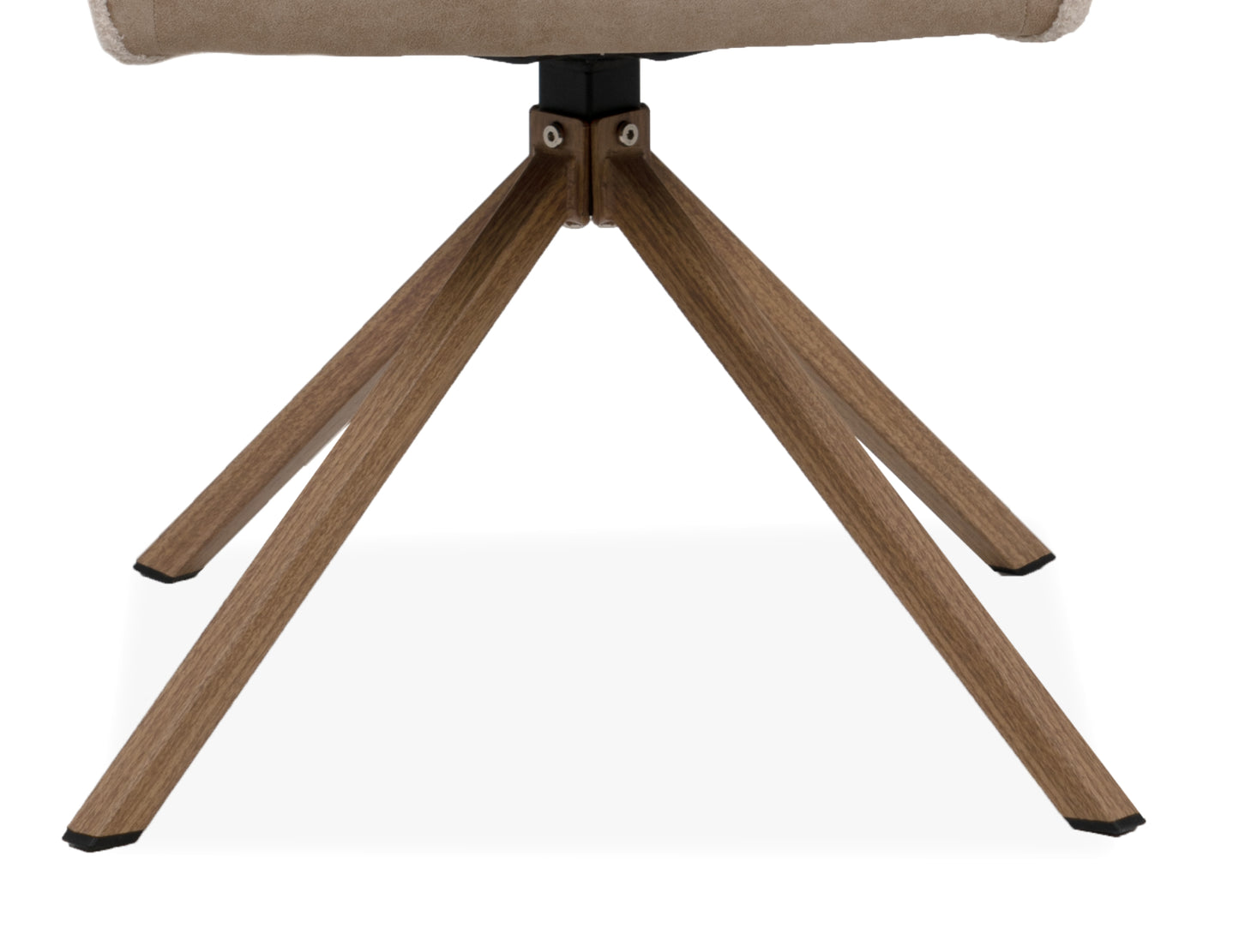 Finori Polsterstuhl Ray 70A mit Armlehnen drehbar Grau/Beige B/H/T ca. 58,5 x 81 x 60 cm