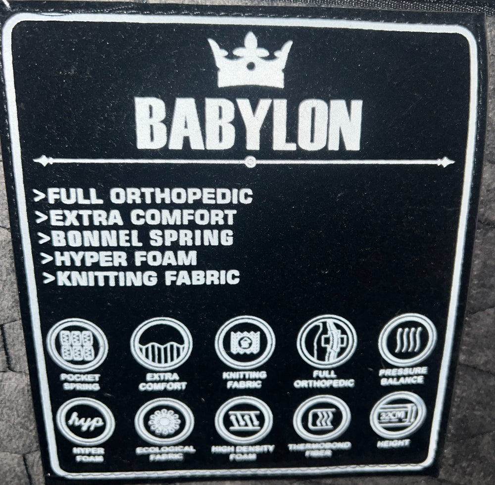 Boxspringbett Babylon Dunkelgrau/Anthrazit Voll-orthopädisches Komfortbett mit Bettkasten, Stauraum, inkl. kostenlose Lieferung und Montage