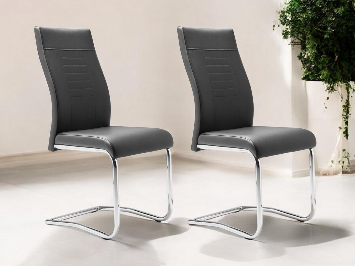 Finori Schwingstuhl Lucky 70A Kunstleder Cappuccino/Grau/Schwarz B/H/T ca. 43 x 98 x 55 cm