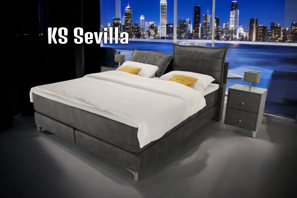 Boxspringbett KS Sevilla, Komfortbett, inkl. Lieferung und Montage