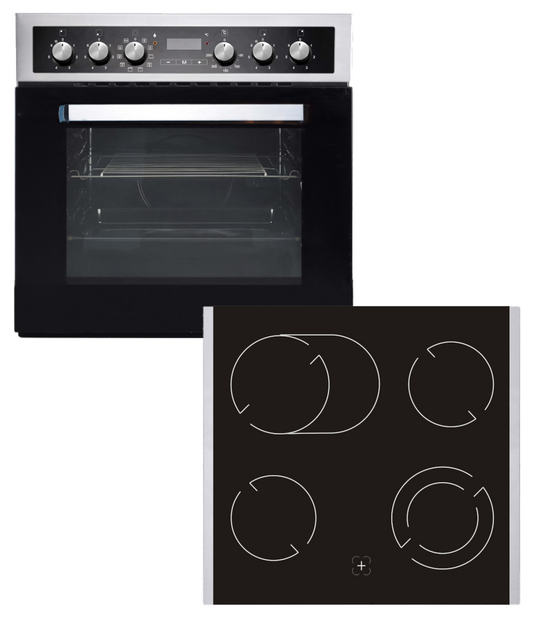 PKM Einbauherdset BIC8-2KBGKIX2 Breite 60 cm