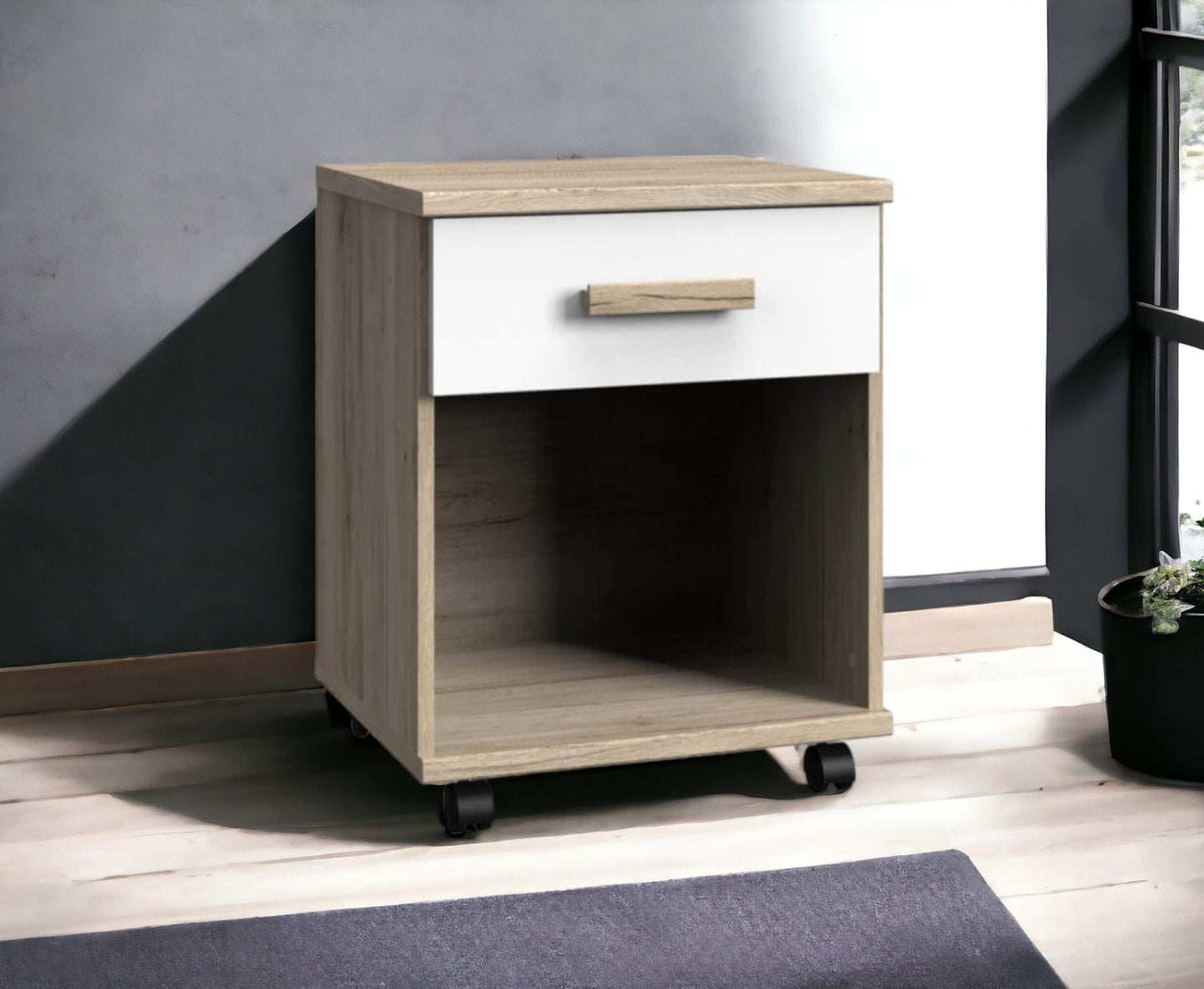 Wimex Rollcontainer Cariba mit eine Schublade für Schreibtisch B/H/T ca. 46 x 58 x 40 cm