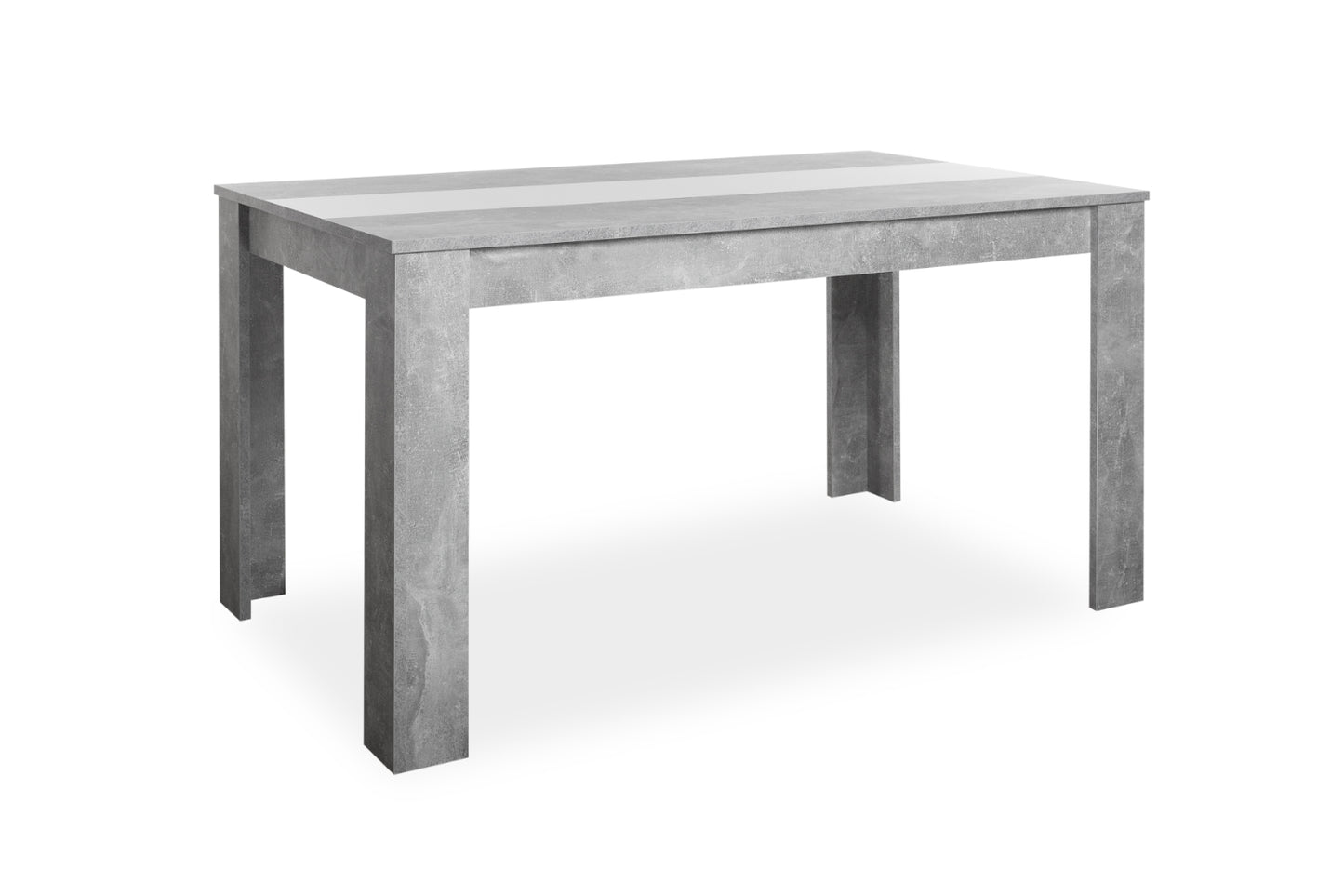 Finori Esstisch Niklas Beton-optik/Eiche-Sonoma B/H/T 138 x 74 x 80 cm