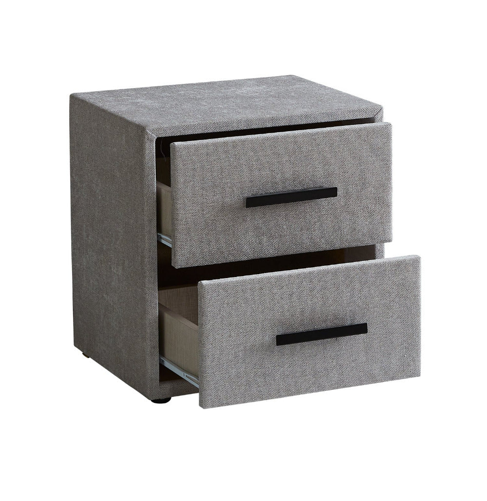 Boxspringbett Ayana Hellgrau - mit Bettkasten & Stauraum, inkl. Lieferung & Montage