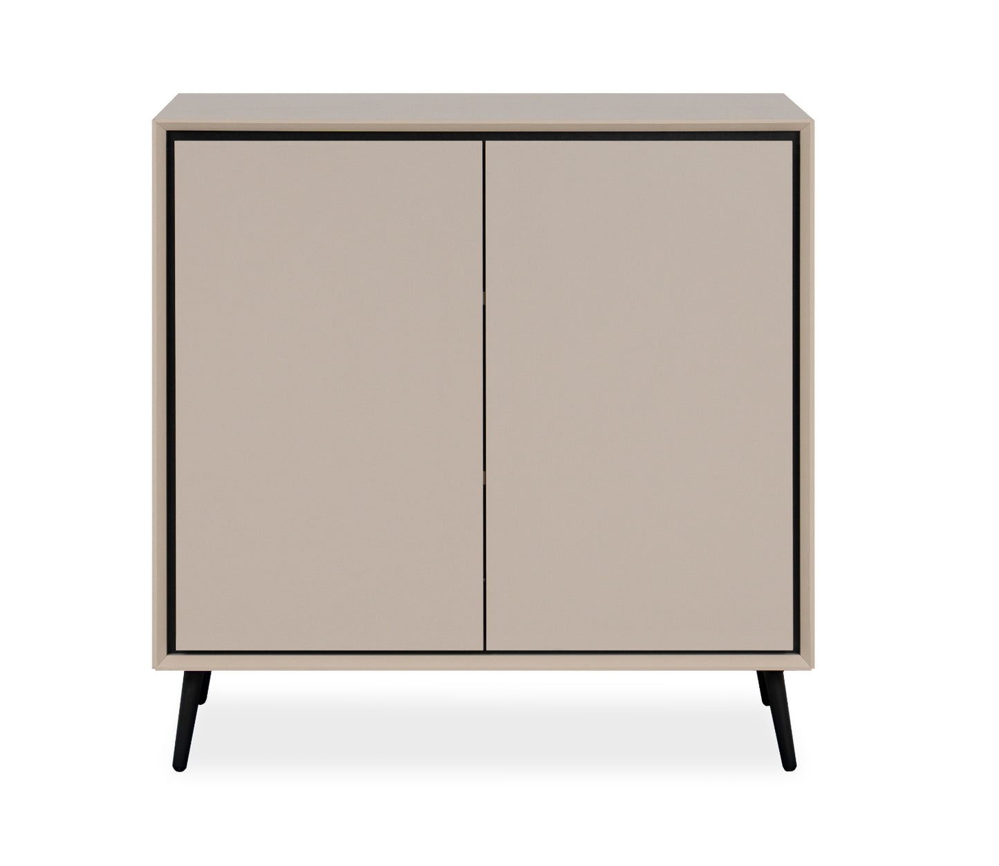 Finori Kommode Arona Sand/Schwarz ca. B/H/T 90 x 90 x 38 cm