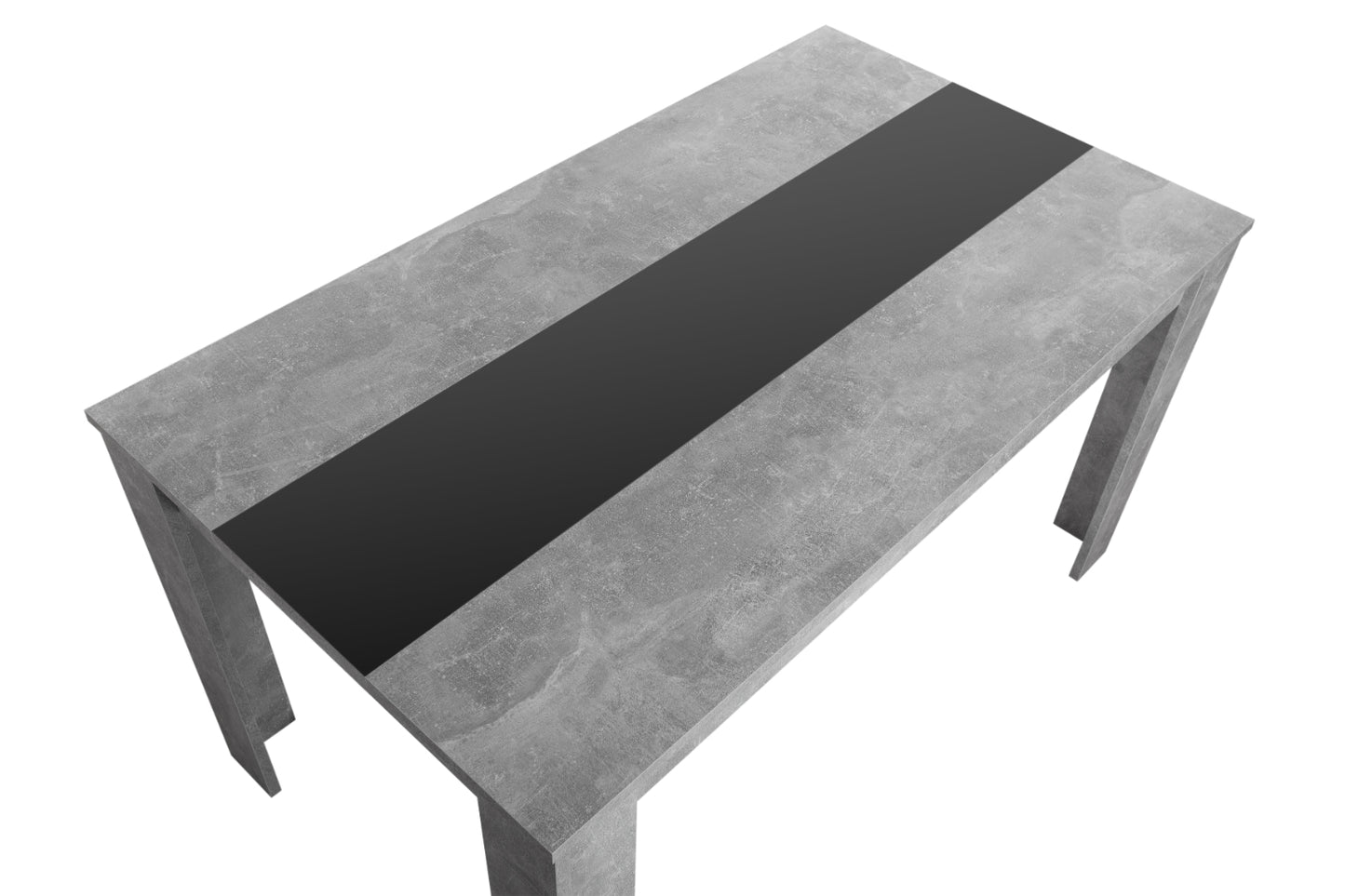 Finori Esstisch Niklas Beton-optik/Eiche-Sonoma B/H/T 138 x 74 x 80 cm