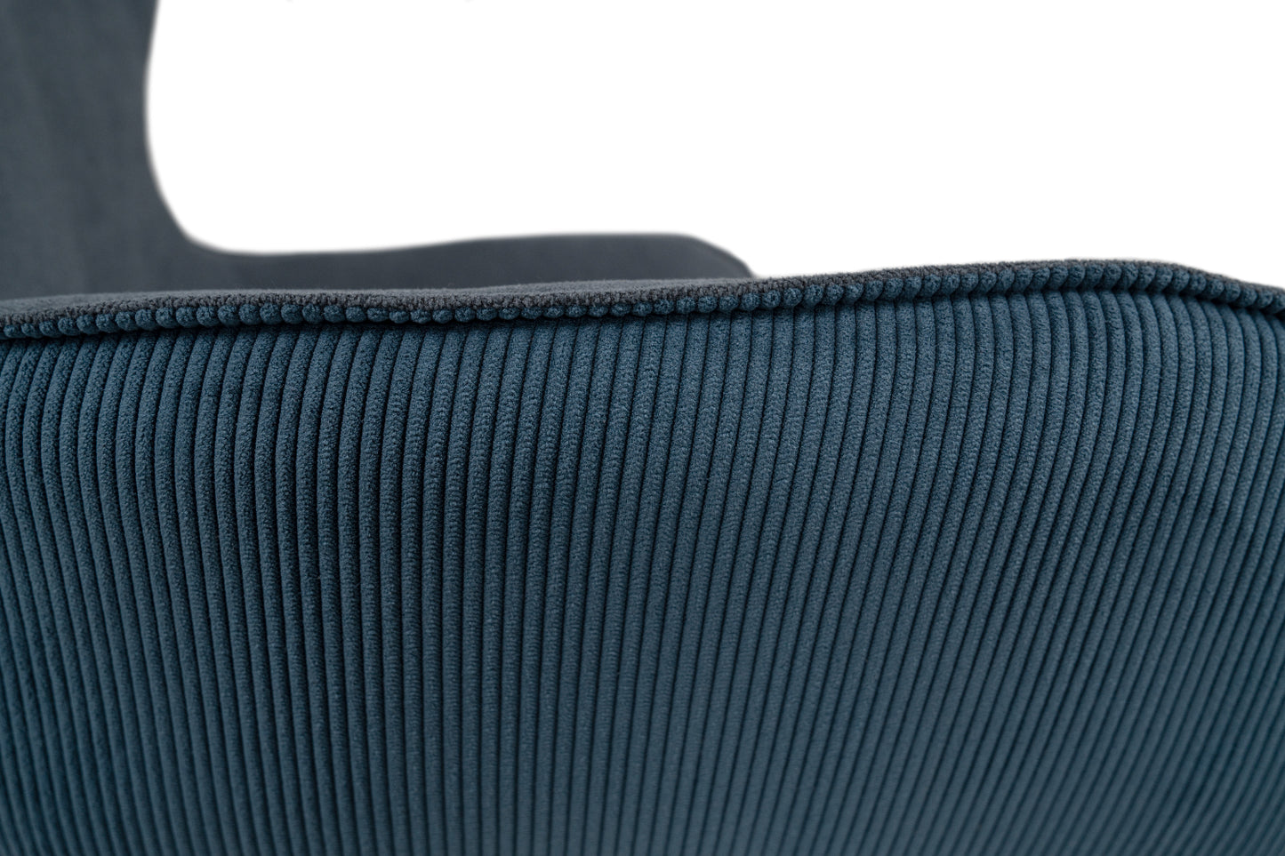 Finori Polsterstuhl Blake 70A mit Armlehnen drehbar Cord Dunkelblau/Dunkelgrau B/H/T ca. 58 x 91 x 63 cm
