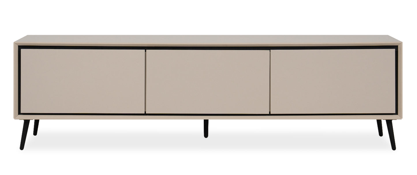 Finori TV Lowboard Arona Sand/Schwarz ca. B/H/T 175 x 50 x 38 cm