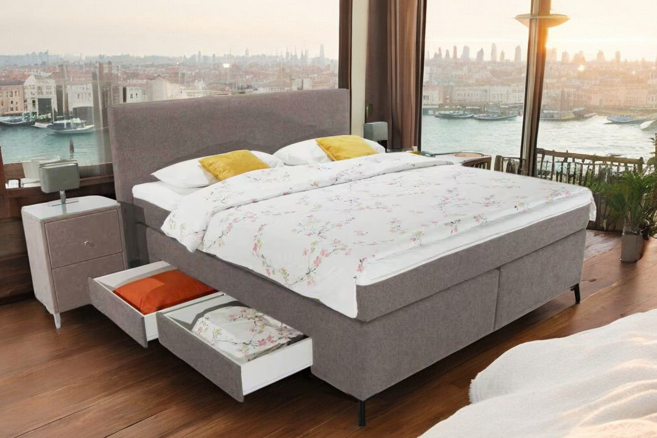 Boxspringbett KS Savanne S, Komfortbett mit 4 Schubladen, inkl. Lieferung und Montage