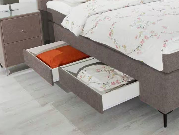 Boxspringbett KS Savanne S, Komfortbett mit 4 Schubladen, inkl. Lieferung und Montage