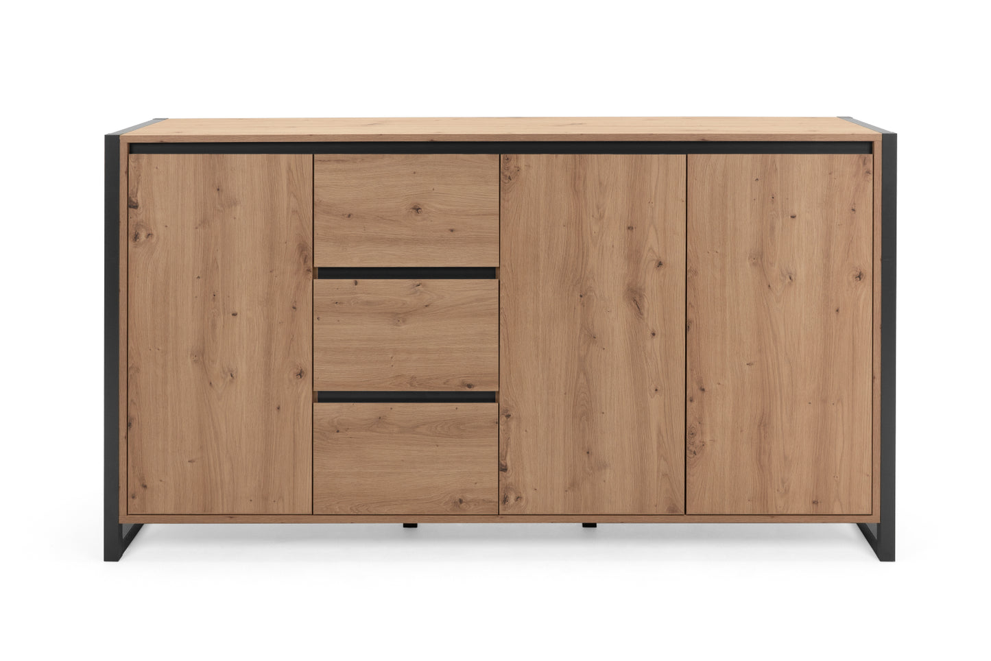Wohnzimmer-Set Finori Denver Artisan-Oak/Anthrazit 3-teilig