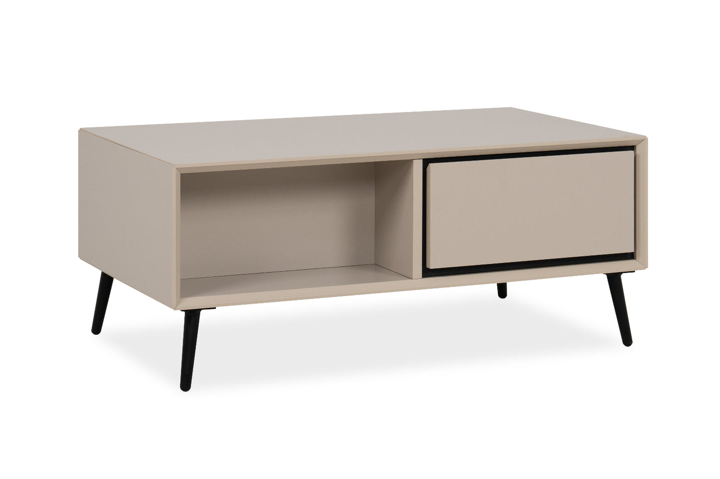 Finori Couchtisch Sand/Schwarz ca. B/H/T 94 x 40 x 55 cm
