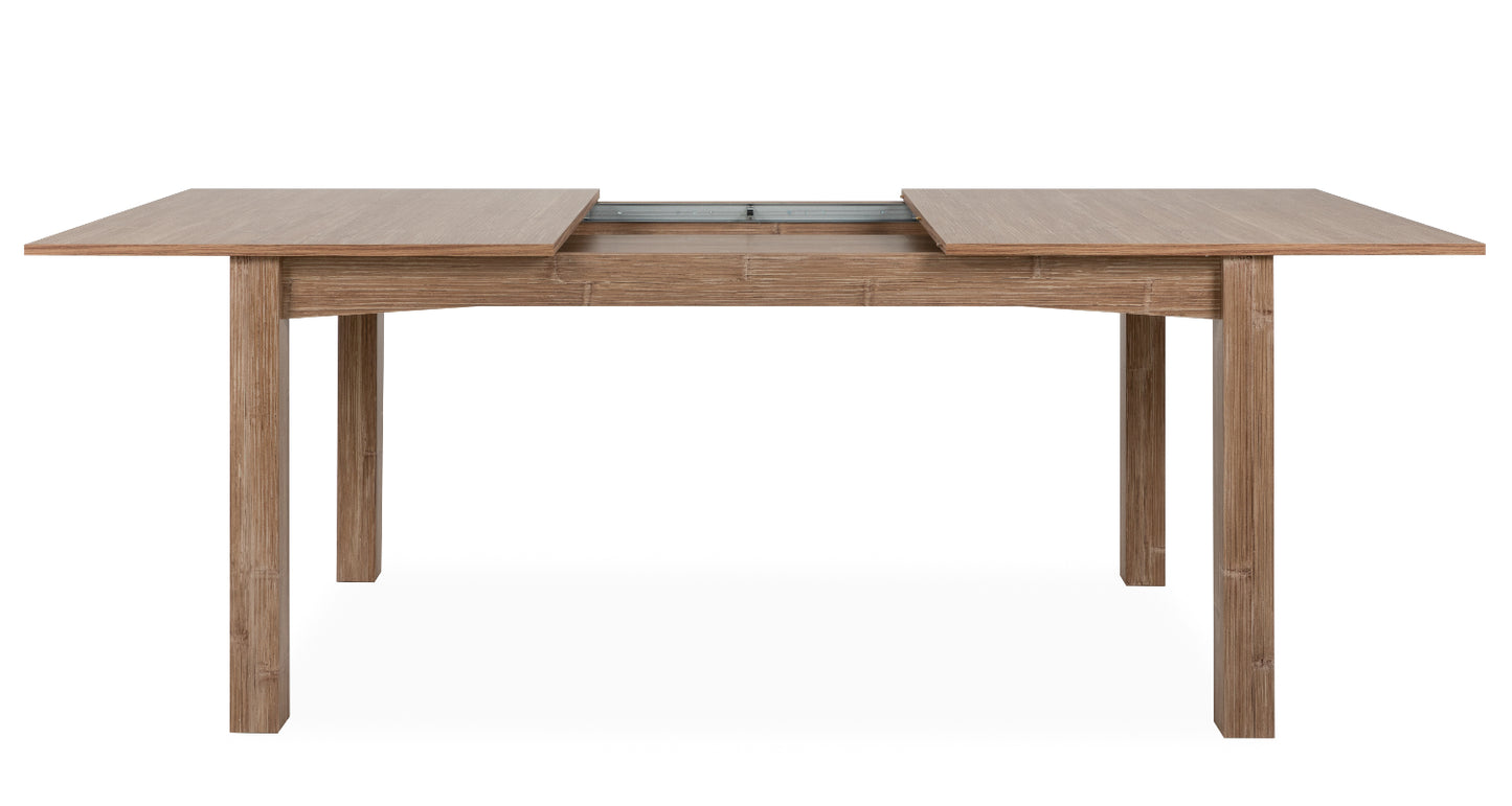 Finori Auszugtisch Boobang Bambusoptik B/H/T 160-200 x 75 x 90 cm