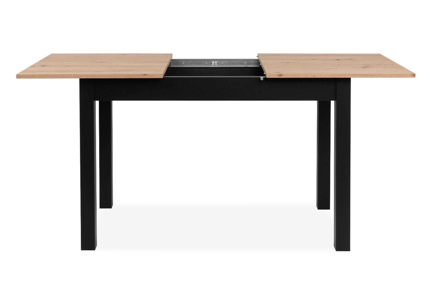 Finori Auszugtisch Coburg Eiche-Sonoma/Weiß/Artisan-Oak B/H/T 120-160 x 76 x 70 cm
