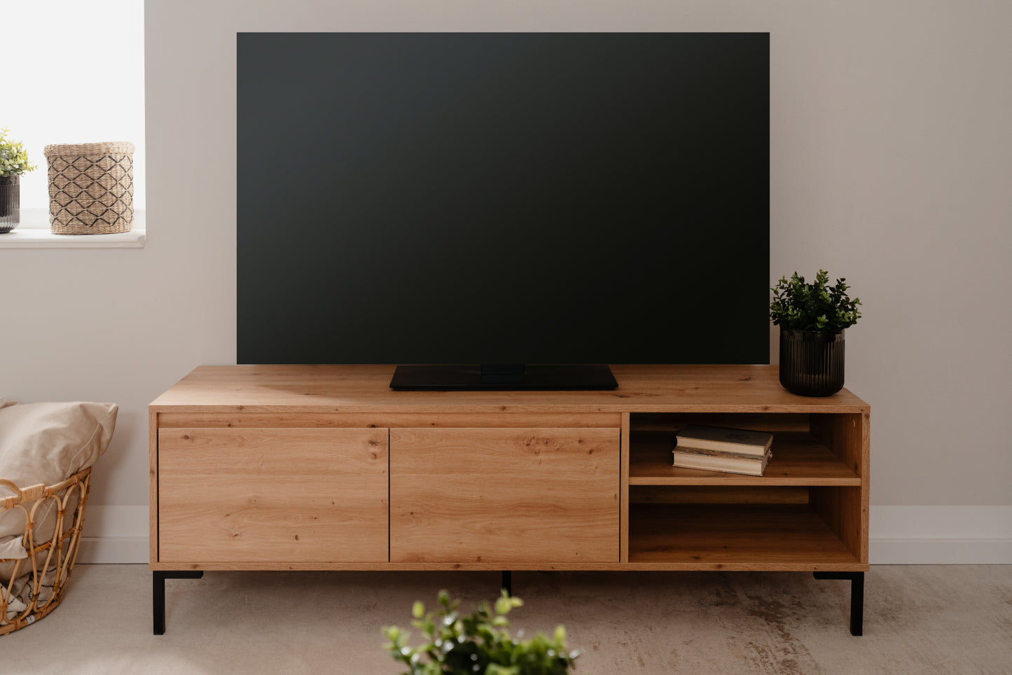 Wohnzimmer-Set Finori Korsika Eiche-Artisan 3-teilig
