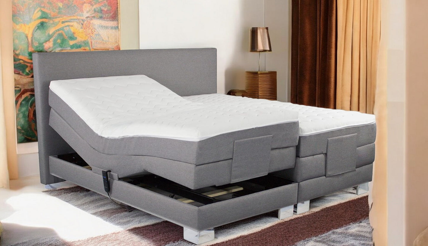 Boxspringbett KS Harmonie E, Elektrisches Komfortbett mit Motor, inkl. Lieferung und Montage