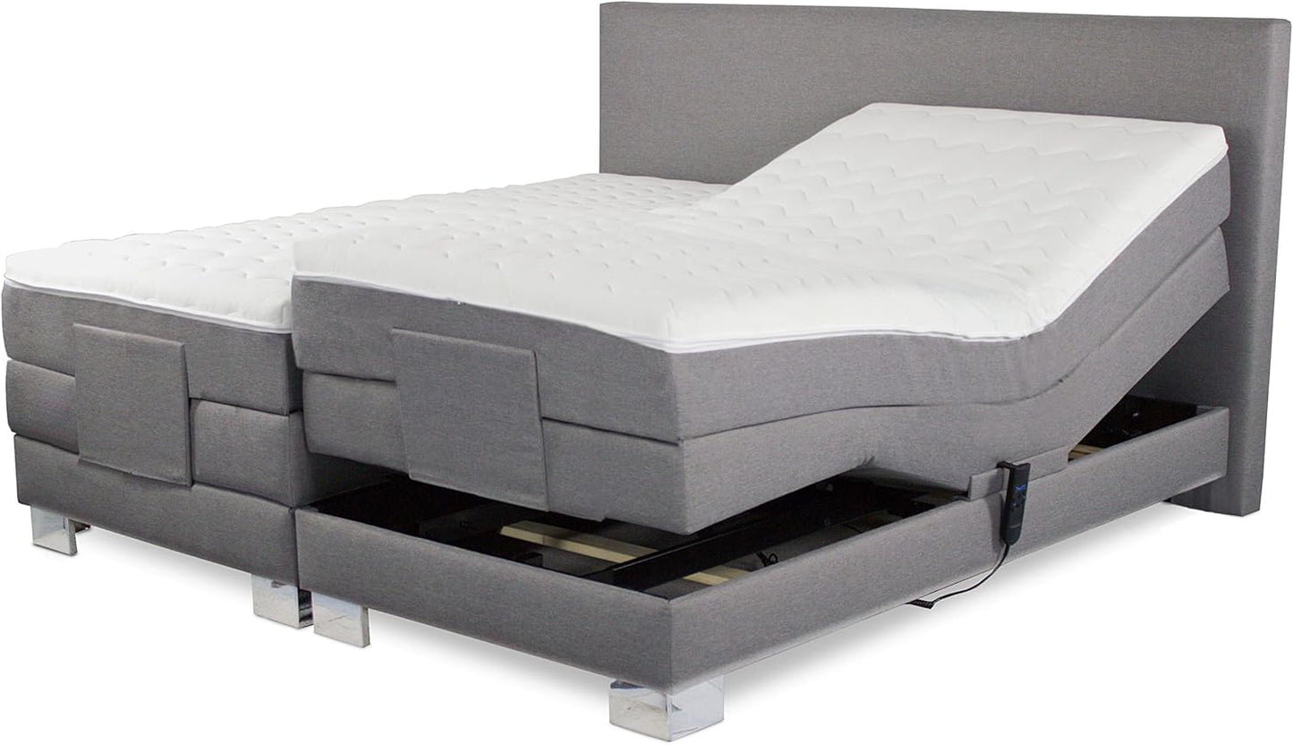 Boxspringbett KS Voyage E, Elektrisches Komfortbett mit Motor, inkl. Lieferung und Montage