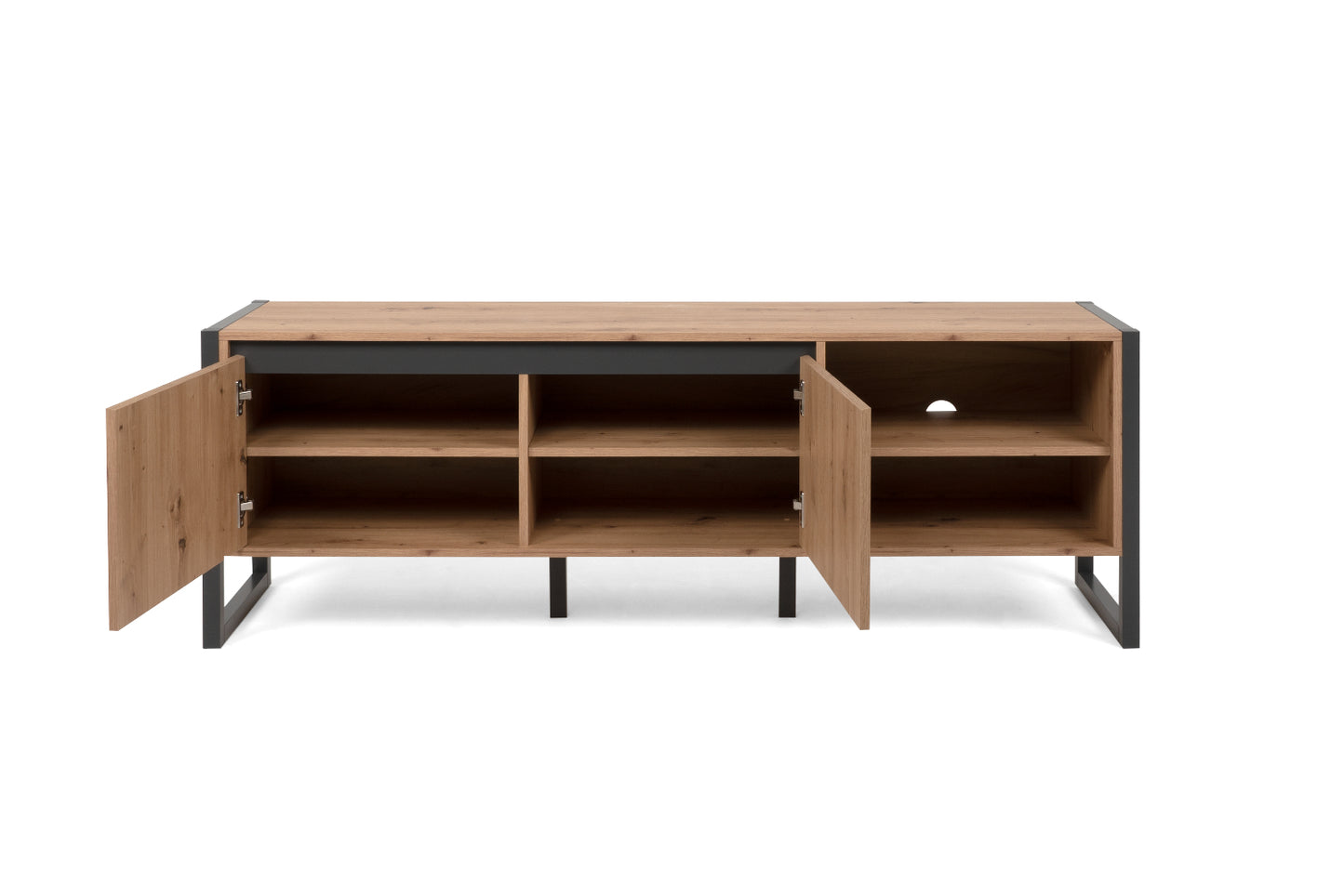 Wohnzimmer-Set Finori Denver Artisan-Oak/Anthrazit 3-teilig