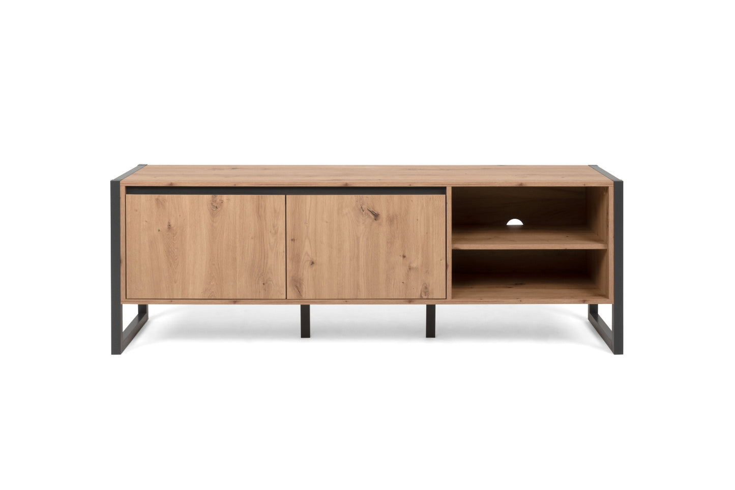 Wohnzimmer-Set Finori Denver Artisan-Oak/Anthrazit 3-teilig
