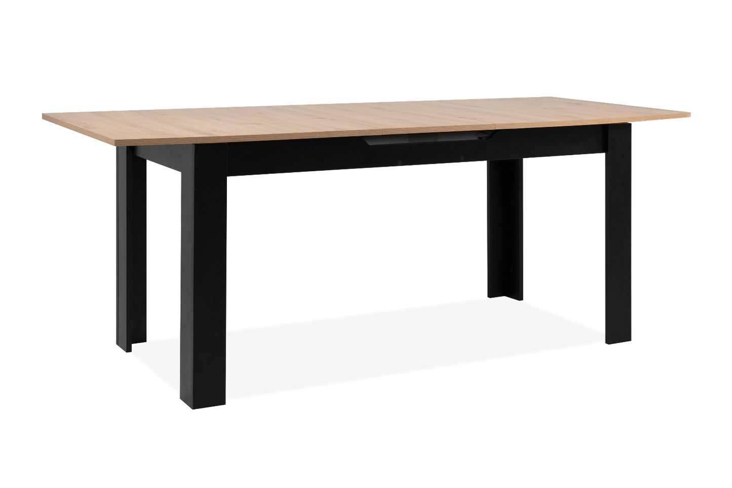 Finori Auszugtisch Birmingham Weiß/Artisan-Oak/Schwarz B/H/T 165-200 x 75 x 80 cm