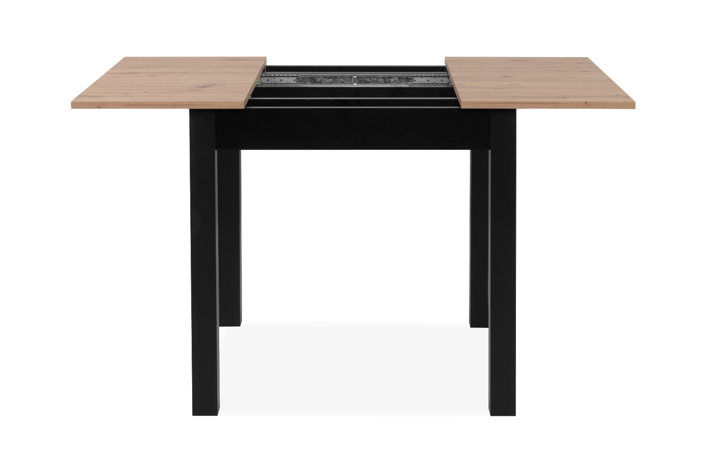 Finori Auszugtisch Coburg Eiche-Sonoma/Weiß/Artisan-Oak B/H/T 80-120 x 76 x 80 cm