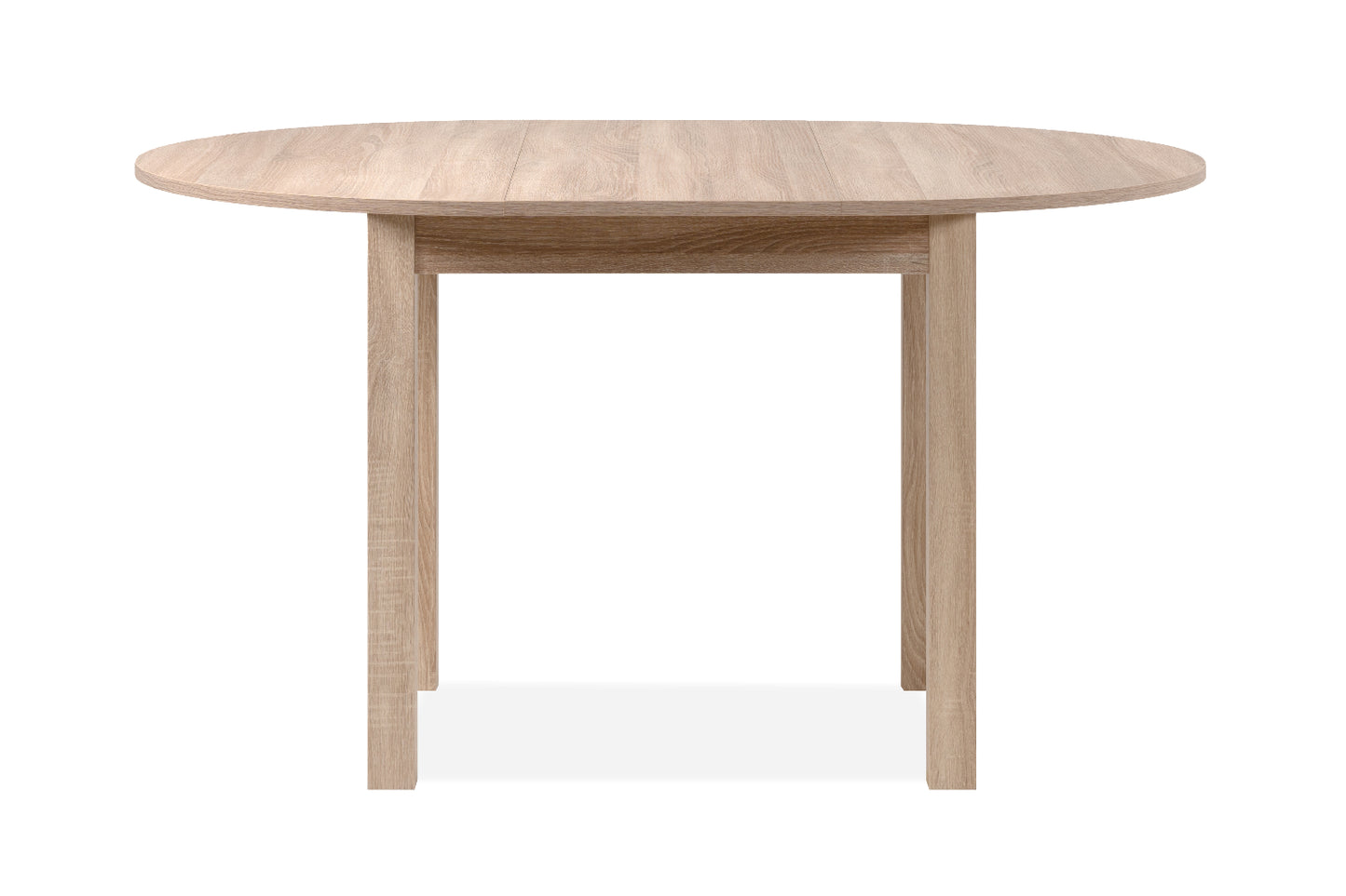 Finori Auszugtisch Coburg Rund Eiche-Sonoma/Weiß/Artisan-Oak B/H/T 100-140 x 76 x 100 cm