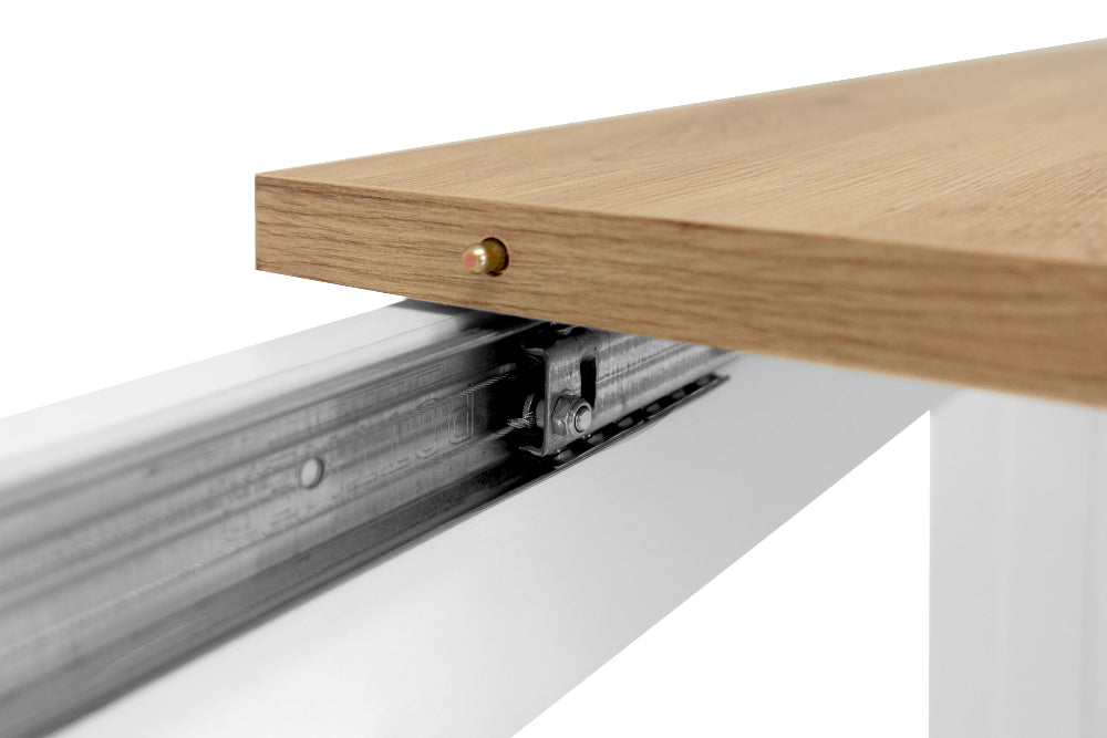 Finori Auszugtisch Bergen Artisan-Oak/Weiß B/H/T 160-215 x 75 x 90 cm