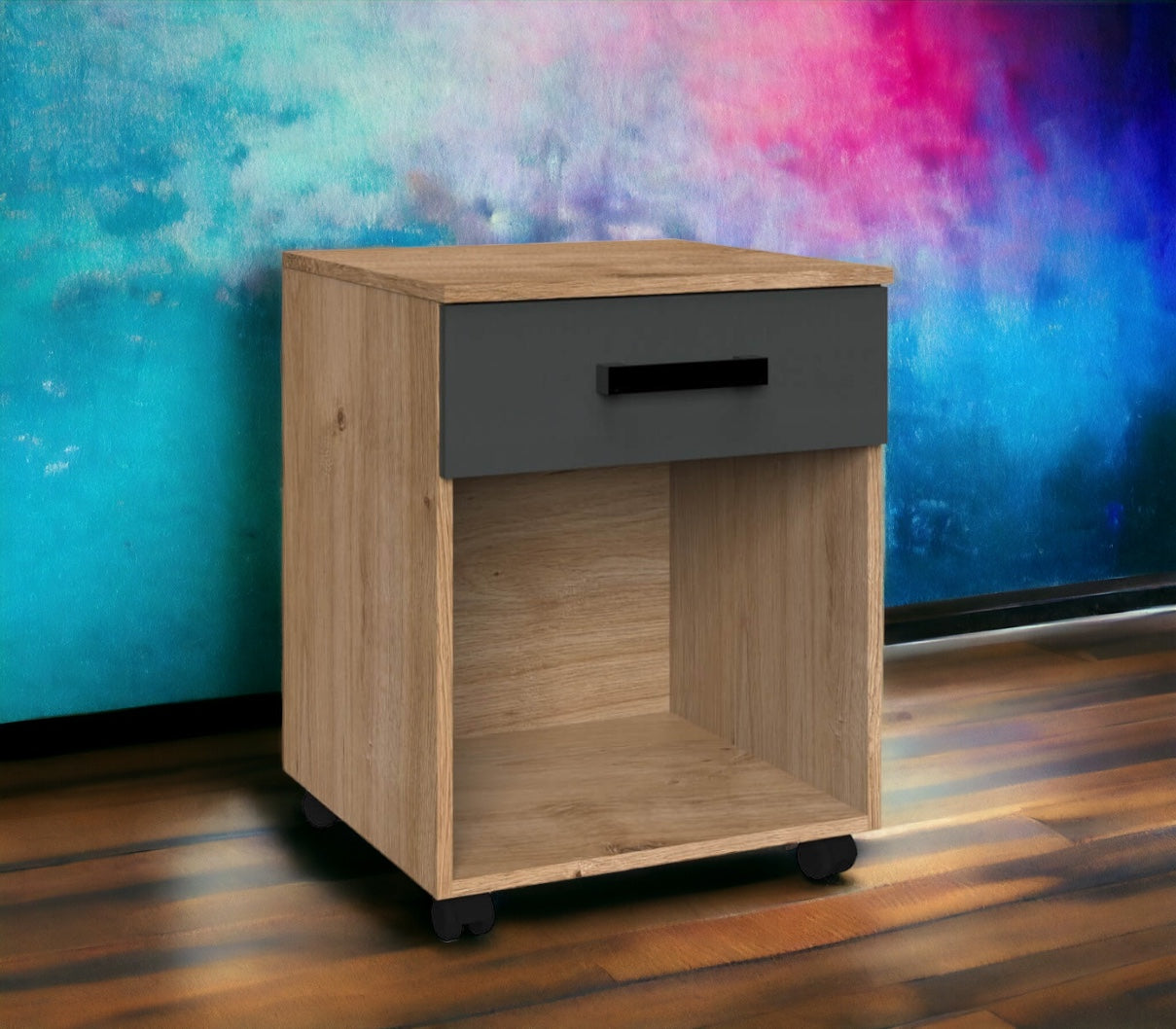 Wimex Rollcontainer Liverpool Jugendzimmer mit einer Schublade und offenem Fach B/H/T ca. 46 x 58 x 40 cm