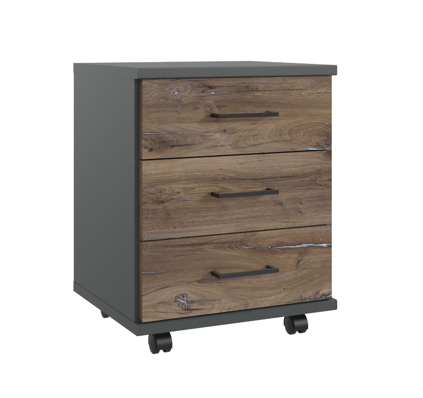 Wimex Rollcontainer Home Desk mit 3 Schubladen B/H/T ca. 46 x 58 x 40 cm