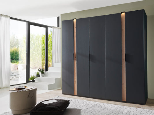 Drehtürenschrank Rimini 5-türig B/H/T ca. 250 x 216 x 58 cm