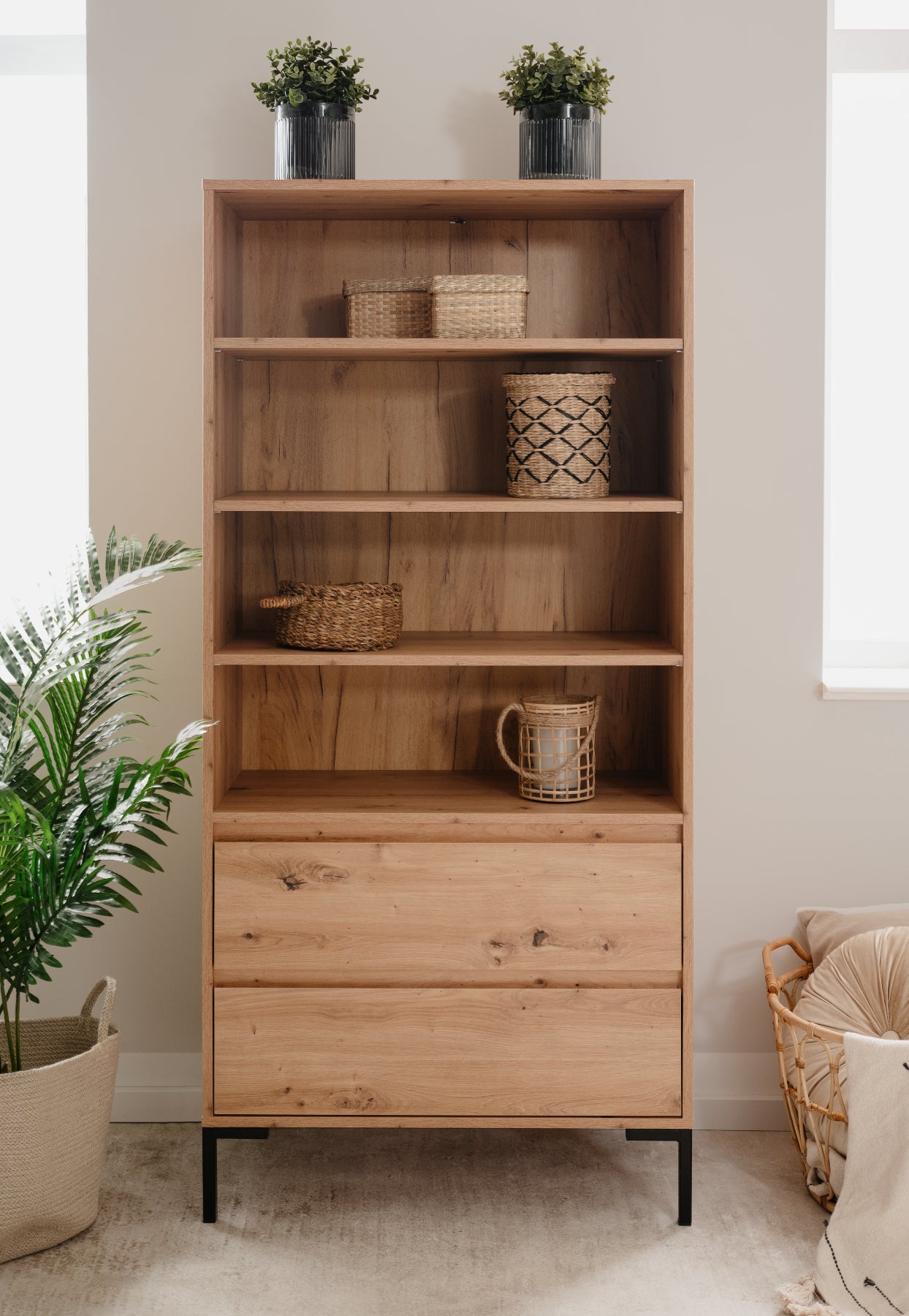 Wohnzimmer-Set Finori Korsika Eiche-Artisan 3-teilig