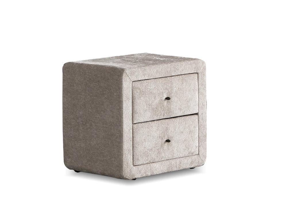 Boxspringbett Sofia Beige Voll-orthopädisches Komfortbett mit Bettkasten, Stauraum, inkl. kostenlose Lieferung und Montage