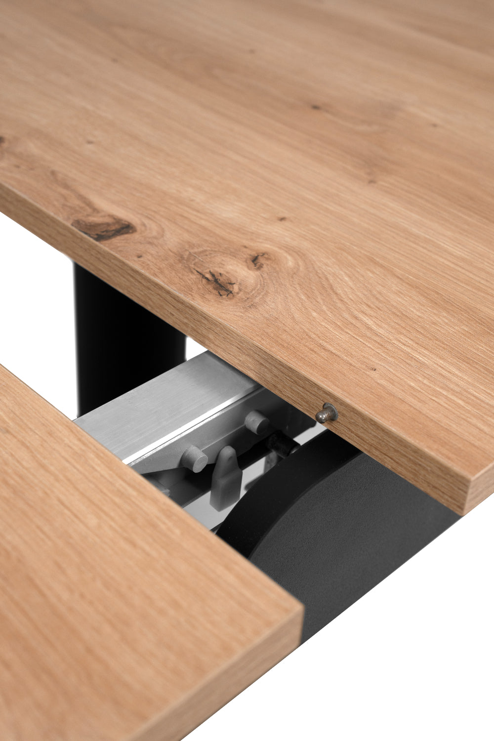 Finori Auszugtisch Birmingham Weiß/Artisan-Oak/Schwarz B/H/T 165-200 x 75 x 80 cm