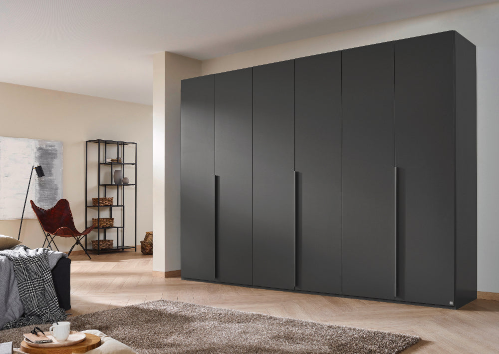 Drehtürenschrank Purisma in Holzdekor, inkl. Premium Zubehör B/H/T ca. 150/200/250/300 x 223 x 60 cm