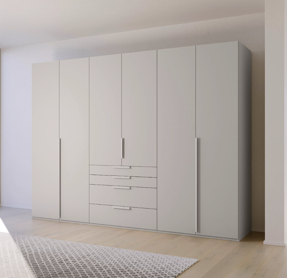 Drehtürenschrank Purisma in Holzdekor, inkl. Premium Zubehör B/H/T ca. 150/200/250/300 x 223 x 60 cm