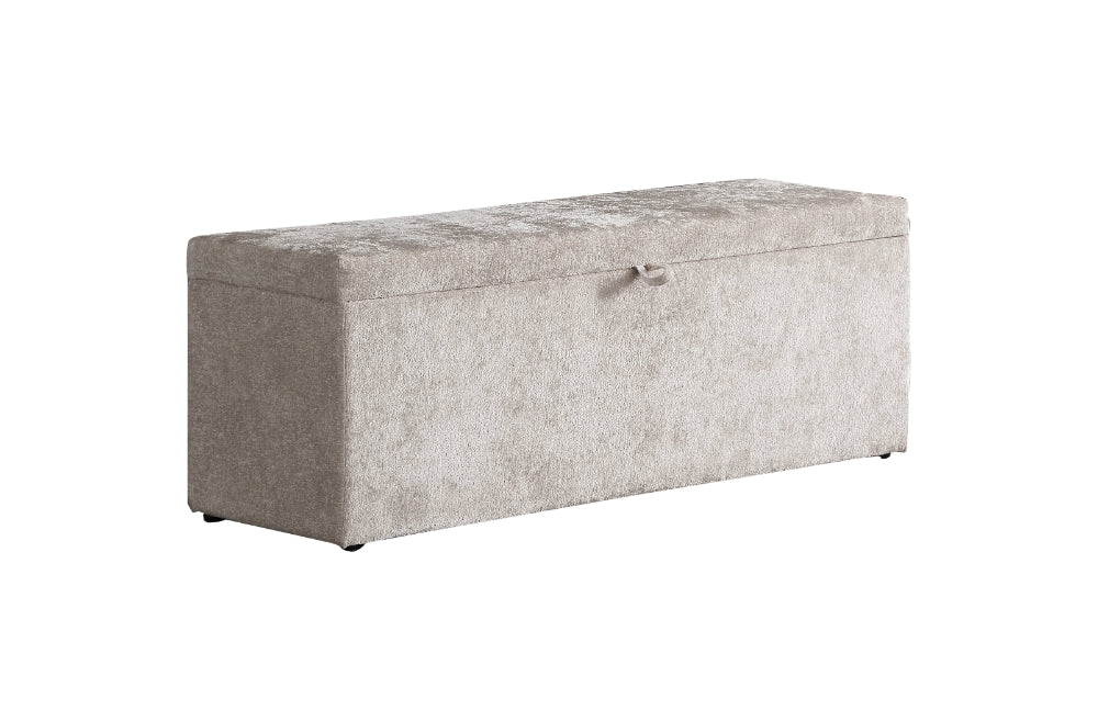 Boxspringbett Sofia Beige Voll-orthopädisches Komfortbett mit Bettkasten, Stauraum, inkl. kostenlose Lieferung und Montage