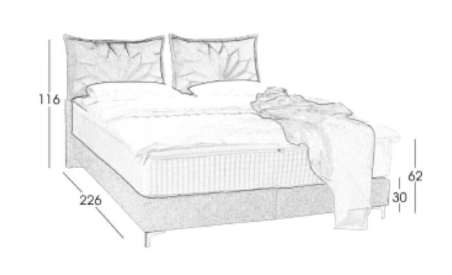 Boxspringbett KS Sevilla, Komfortbett, inkl. Lieferung und Montage