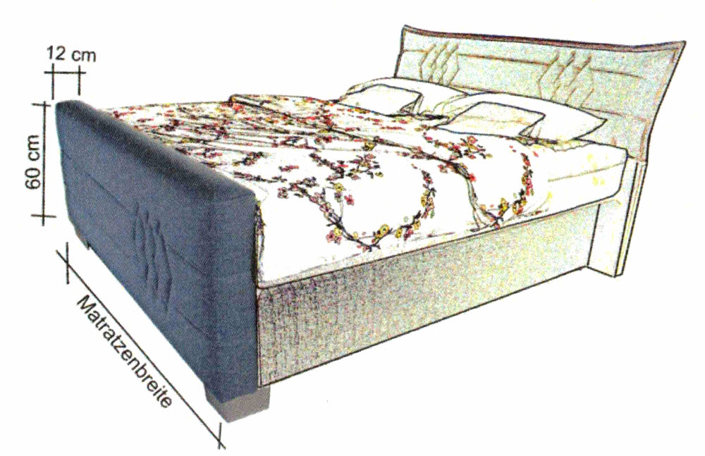 Boxspringbett KS Sevilla, Komfortbett, inkl. Lieferung und Montage