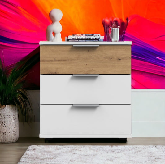 Wimex Nachtschrank Gibraltar mit 3 Schubladen B/H/T ca. 52 x 58 x 38 cm