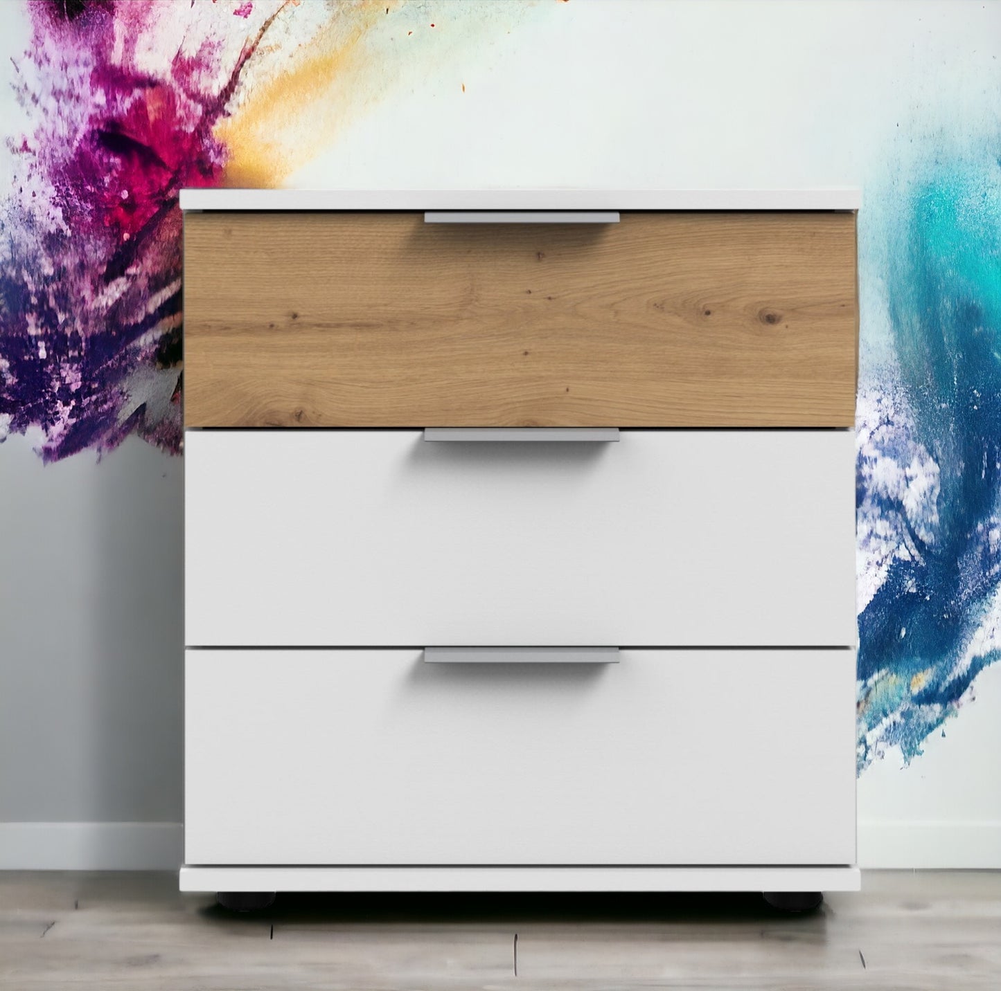 Wimex Nachtschrank Gibraltar mit 3 Schubladen B/H/T ca. 52 x 58 x 38 cm
