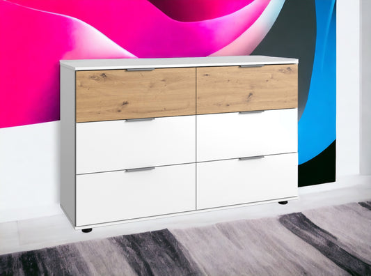Wimex Schubkastenkommode Gibraltar mit 6 Schubkästen B/H/T ca. 130 x 83 x 41 cm