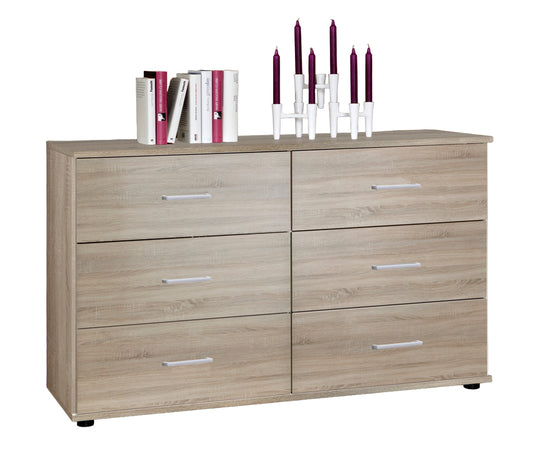 Wimex Schubkastenkommode Anna mit 6 Schubkästen B/H/T ca. 130 x 83 x 41 cm