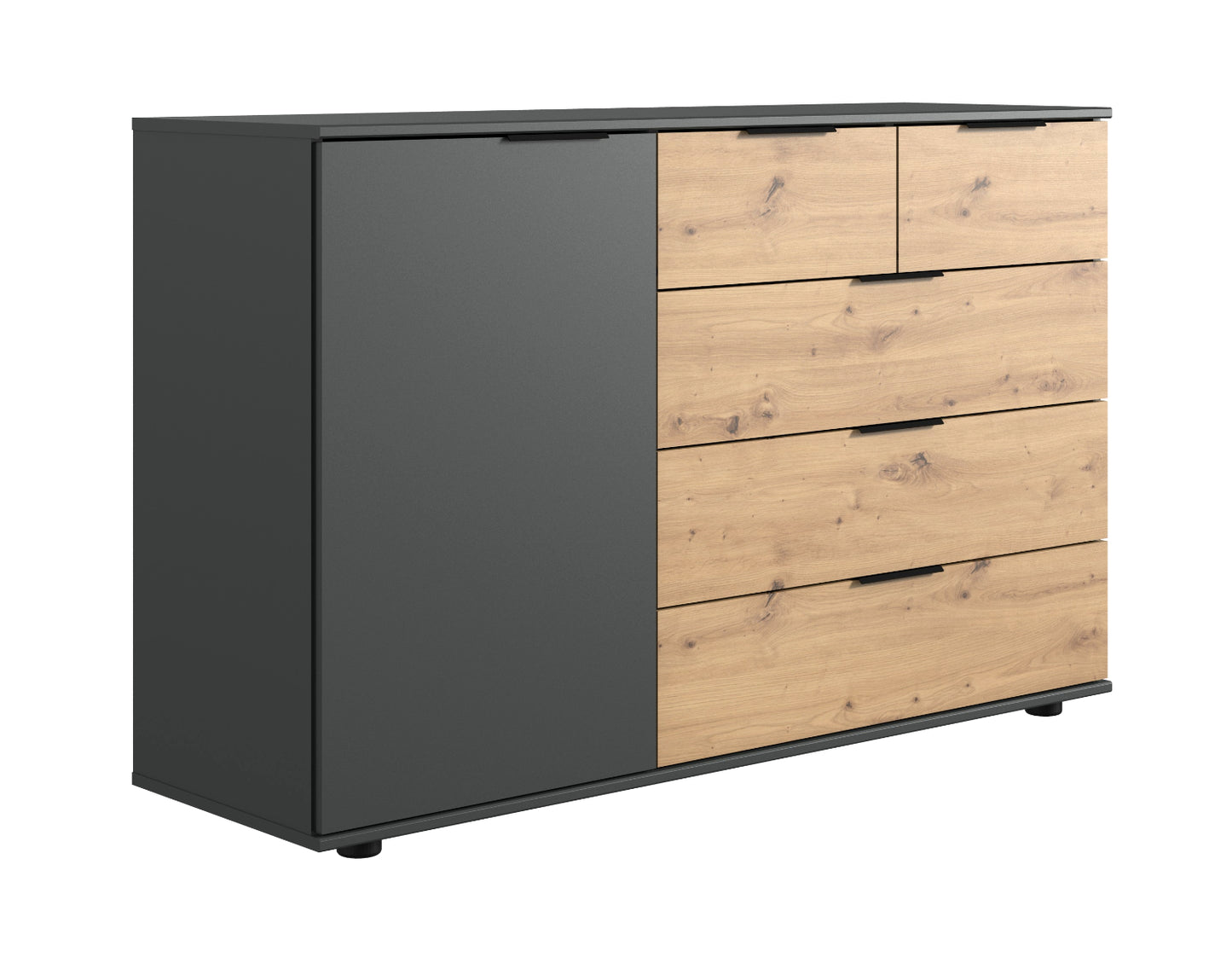 Wimex Kombikommode Gibraltar mit eine Tür und 5 Schubladen B/H/T ca. 130 x 83 x 41 cm
