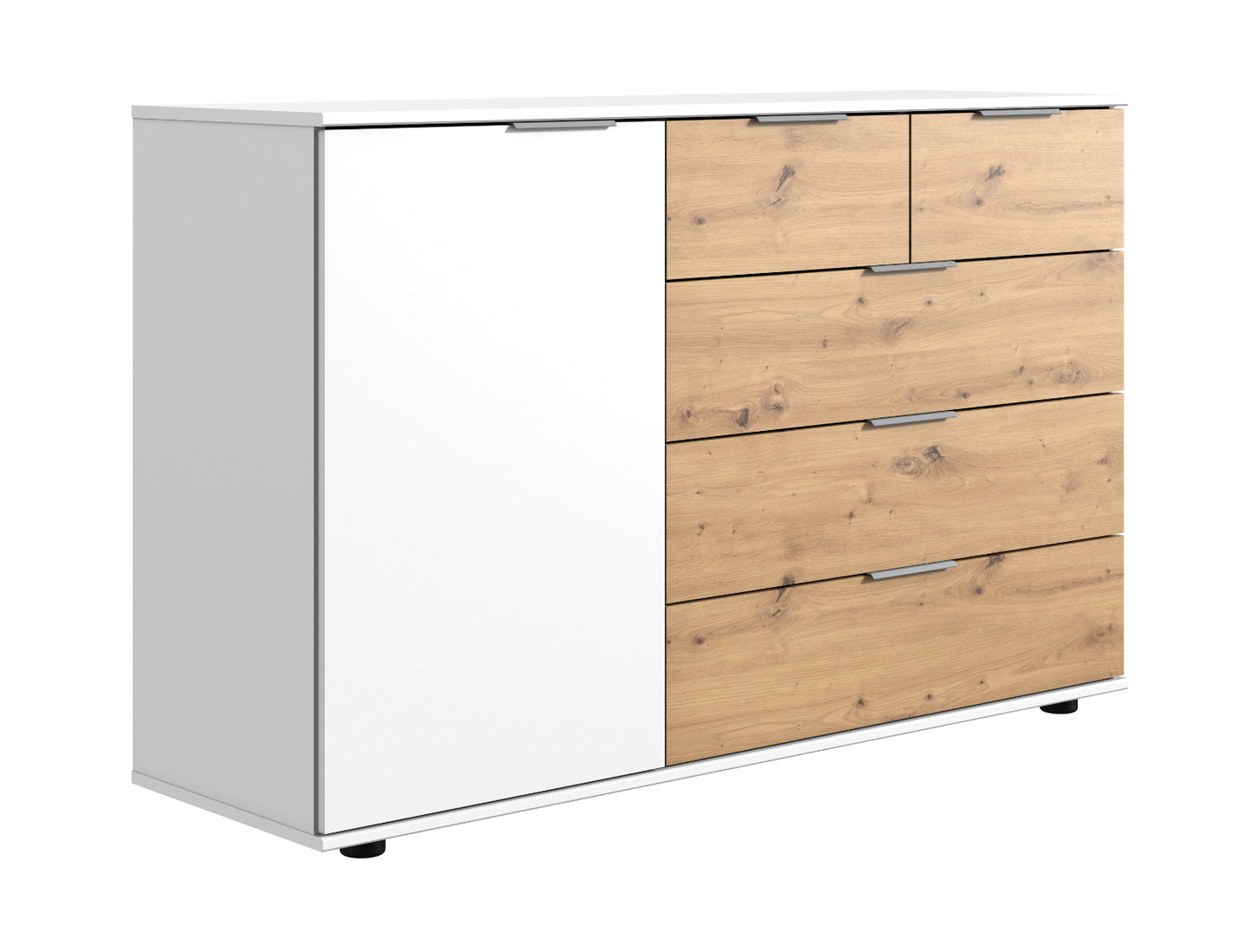 Wimex Kombikommode Gibraltar mit eine Tür und 5 Schubladen B/H/T ca. 130 x 83 x 41 cm