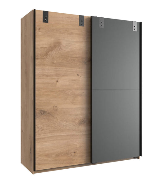 Schwebetürenschrank Liverpool 2-türig Jugenzimmer B/H/T ca. 135 x 198 x 65 cm