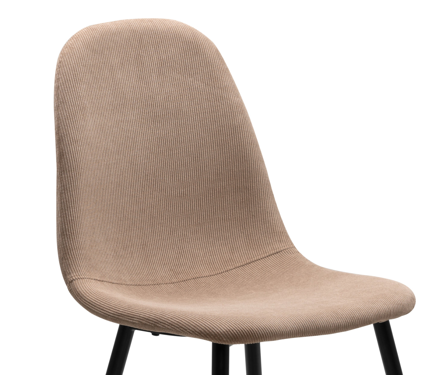 Finori Polsterstuhl Anya 70A Set Cord Beige oder Grau B/H/T ca. 43 x 83 x 50 cm